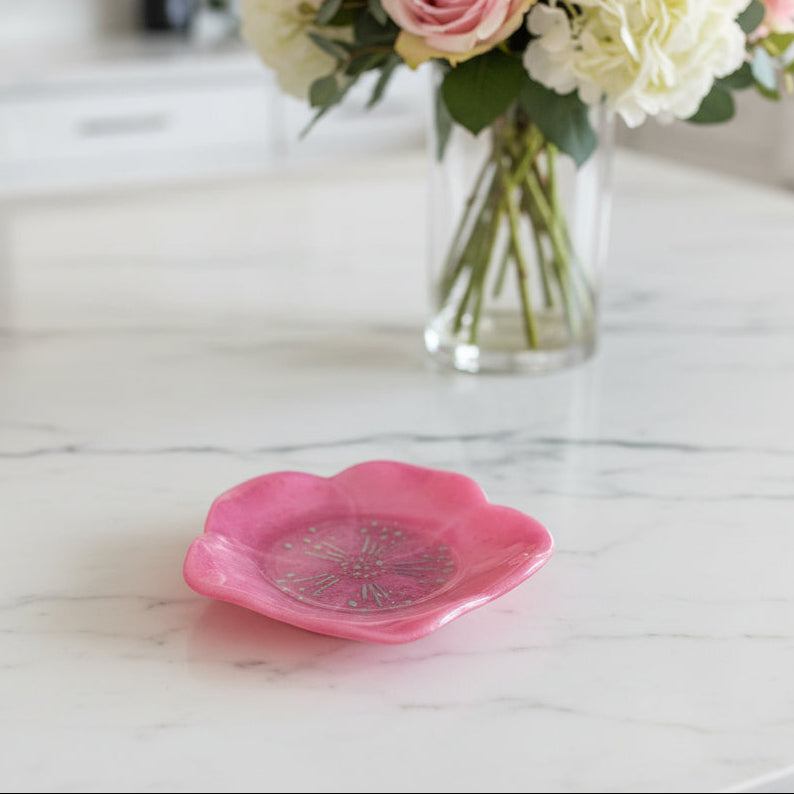 Resin Flower Trinket/Jewelry tray