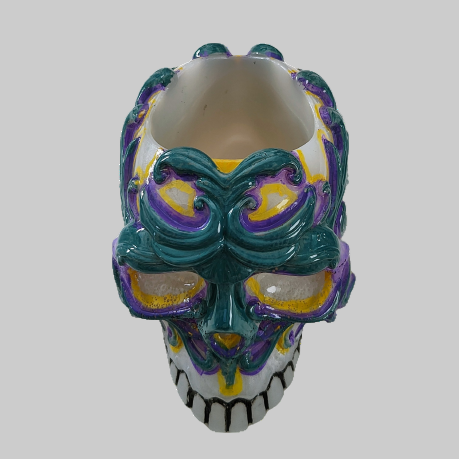 Resin skull deep holder