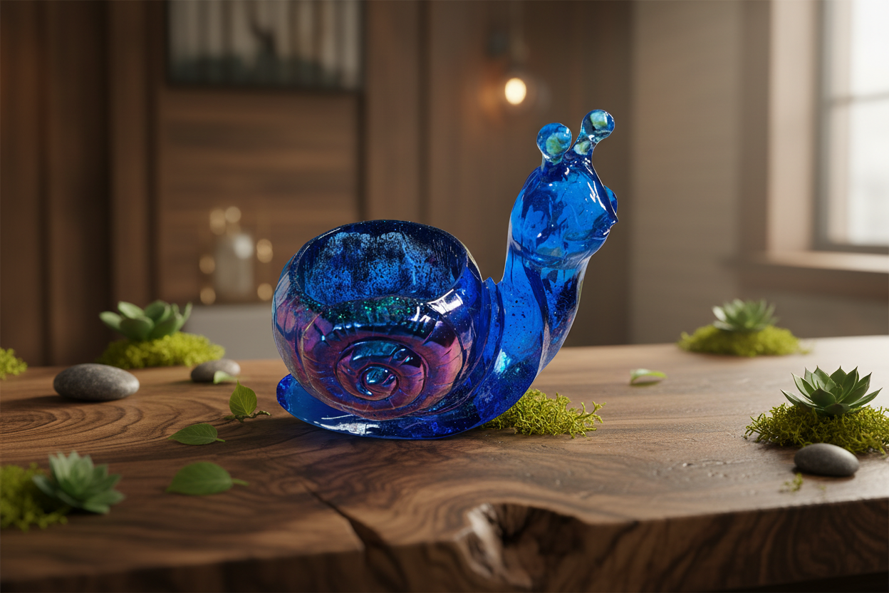 Snail Deep Resin Trinket & Key Dish