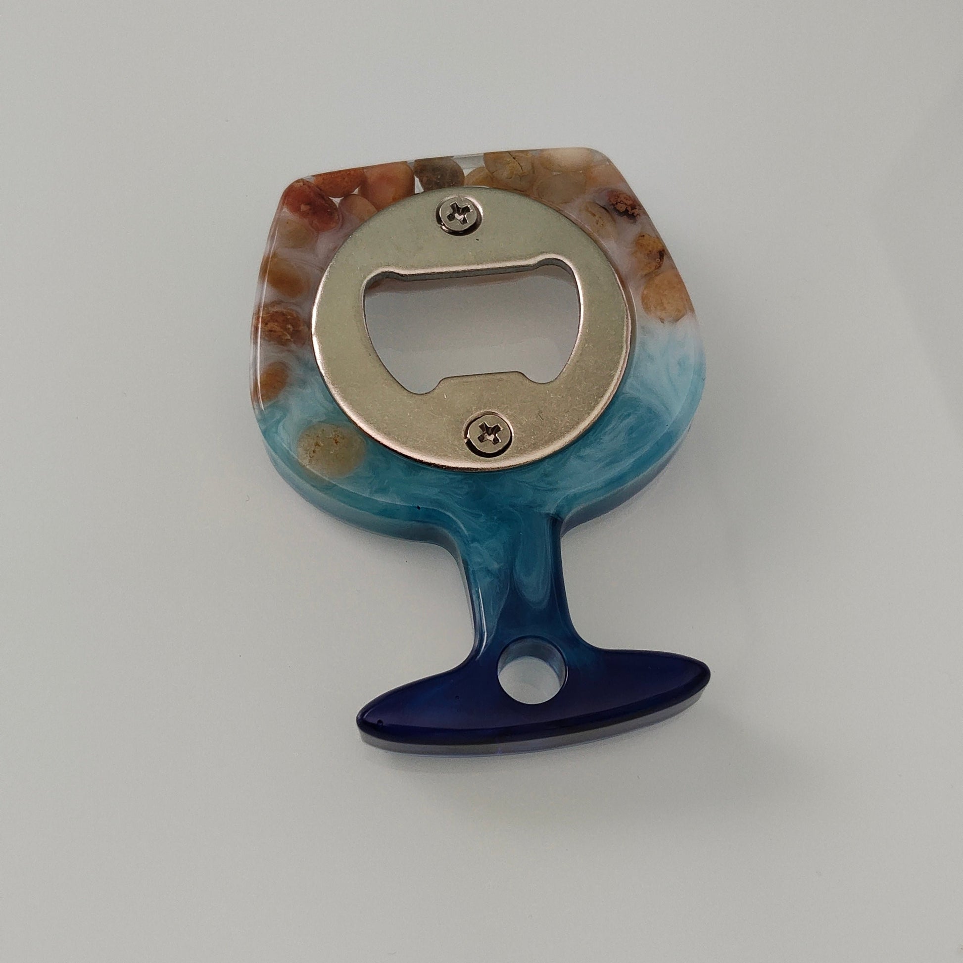Unlock the joy of drinking with our Knickknack - Resin wine glass shape bottle opener! Made of high-quality resin, this unique bottle opener is not only functional but also adds a touch of elegance to your drinking experience. Perfect for parties, gifts, or personal use. Cheers to convenience and style!