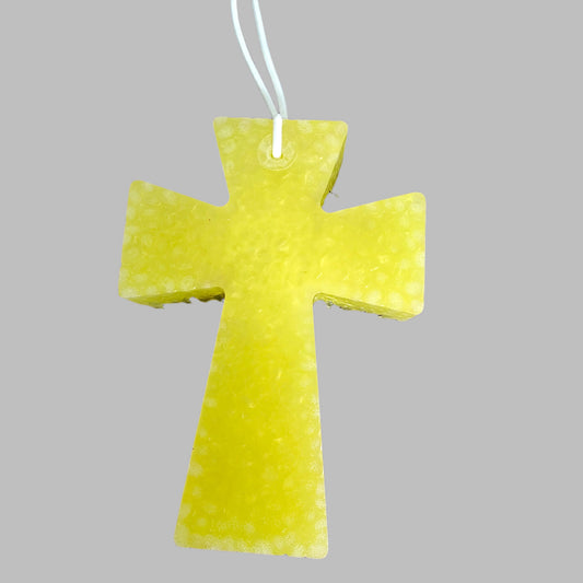 Enhance the ambiance of your vehicle or home with Freshie - Large Cross. This versatile air freshener provides long-lasting freshness while eliminating unwanted odors. Perfect for the car or home, Freshie - Large Cross is a must-have for those looking for a refreshing and inviting atmosphere.