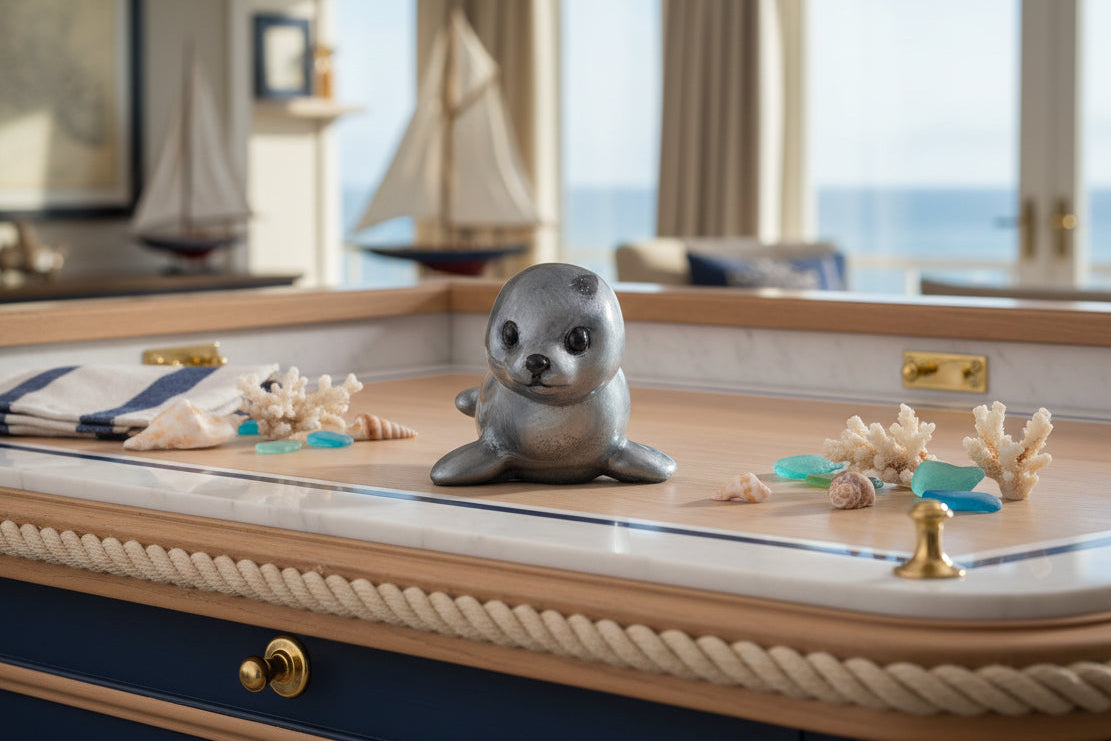 Transform your home into a cozy sanctuary with our Knickknack - Resin Seal. Made from high-quality resin, this unique seal figurine adds a touch of charm and elegance to any space. Its intricate design and durable material make it a lasting addition to your decor. Elevate your space with our Knickknack - Resin Seal today!