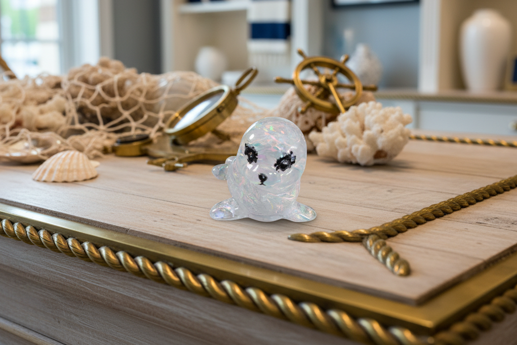 Transform your home into a cozy sanctuary with our Knickknack - Resin Seal. Made from high-quality resin, this unique seal figurine adds a touch of charm and elegance to any space. Its intricate design and durable material make it a lasting addition to your decor. Elevate your space with our Knickknack - Resin Seal today!