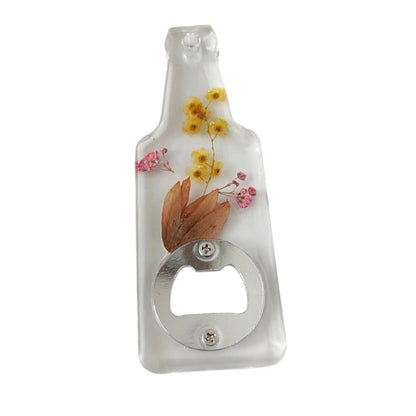 Discover the perfect addition to your barware collection with our Knickknack Resin bottle shape bottle opener! Made with durable resin, it's not only functional but also adds a touch of whimsy to your home. Its unique design makes it a great conversation starter. Cheers to style and functionality!