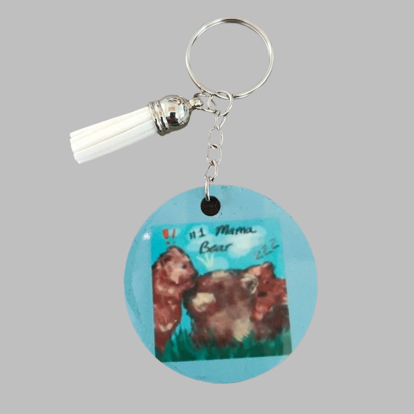 Never lose your keys and always carry a heartfelt reminder of your loved ones with our Double Sided Sublimated Mother's Day keychain. With a beautiful, full color design on both sides and an elegant acrylic tassel, it's the perfect accessory for any mom on the go.