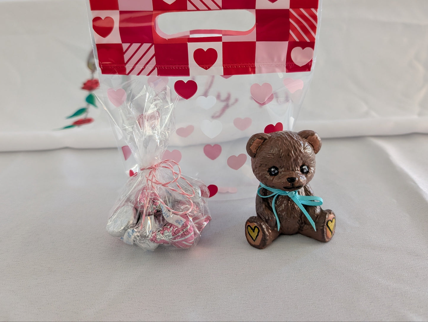 Handcrafted Eco-Resin Teddy Bear knickknack