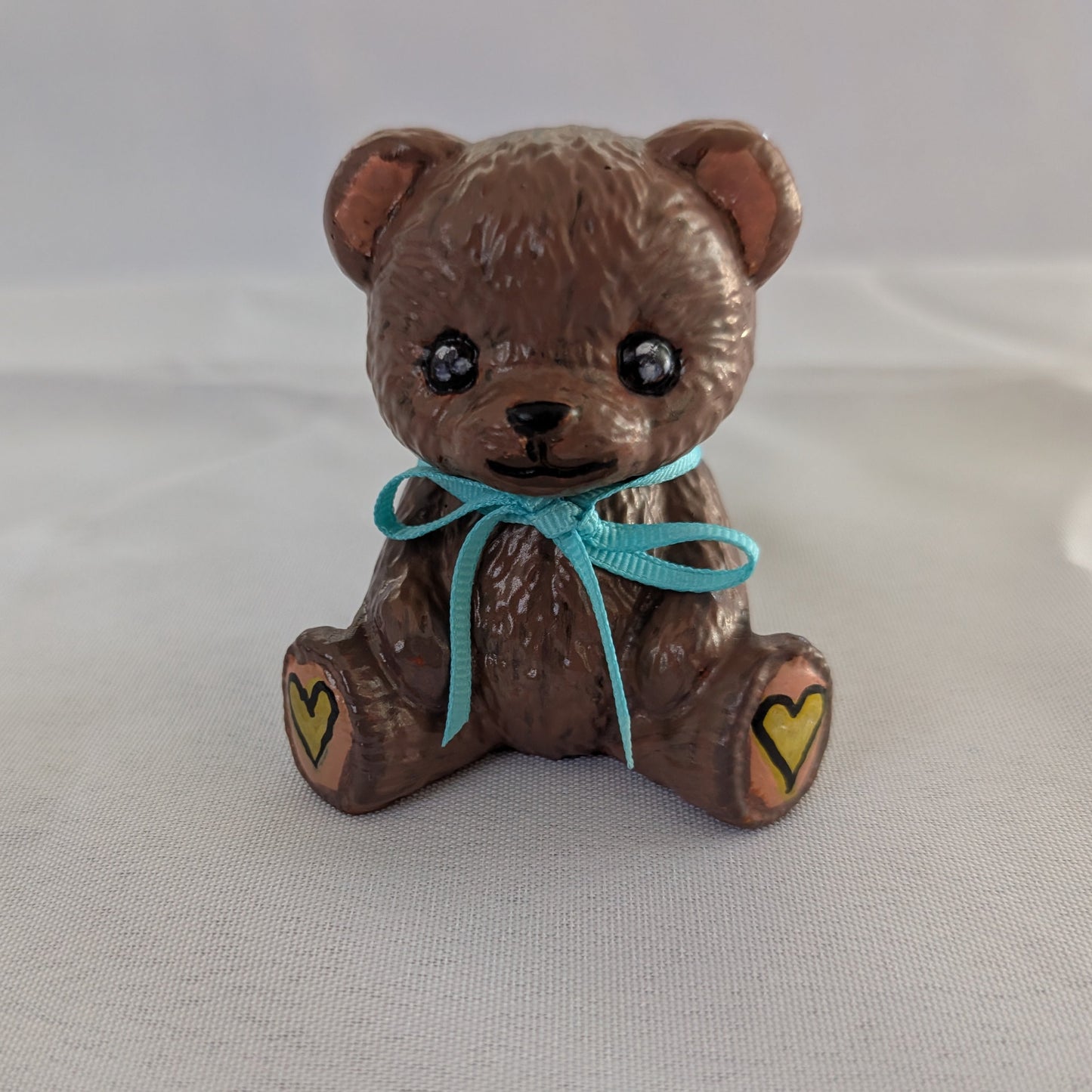 Handcrafted Eco-Resin Teddy Bear knickknack