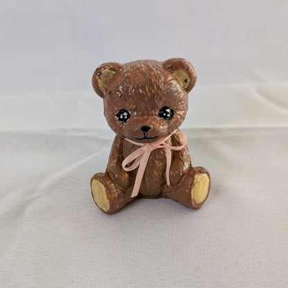 Handcrafted Eco-Resin Teddy Bear knickknack
