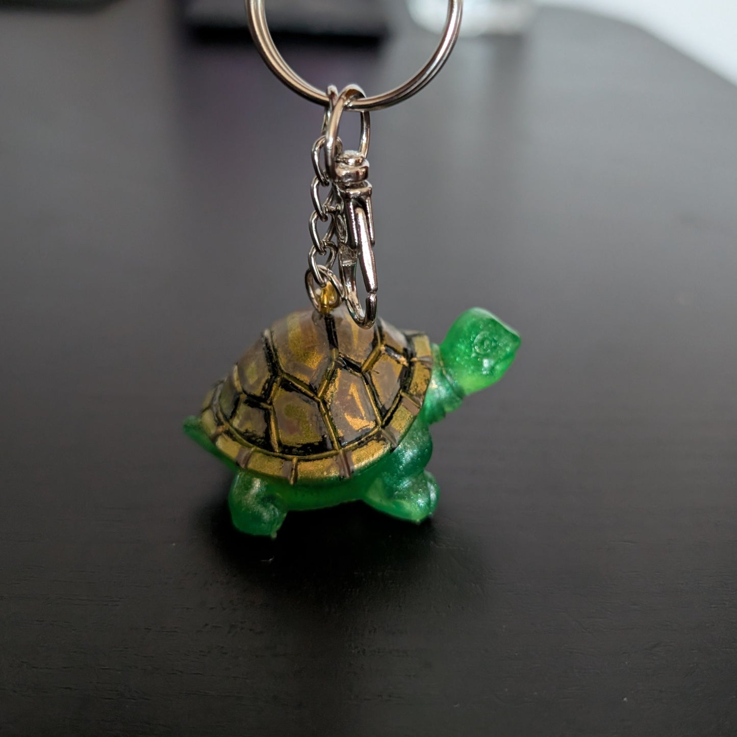 Keychain - Resin medium turtle