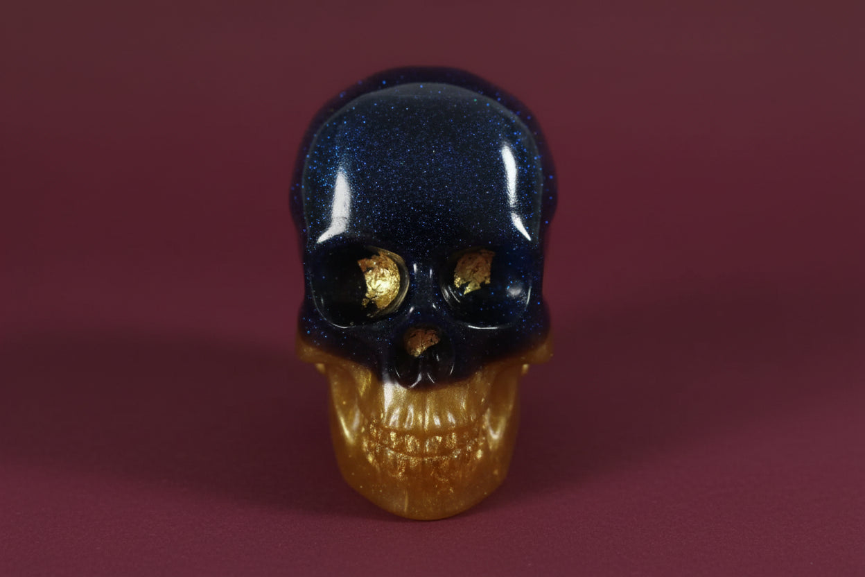 Handcrafted Resin Skull Decor – Large Gothic Statement Piece