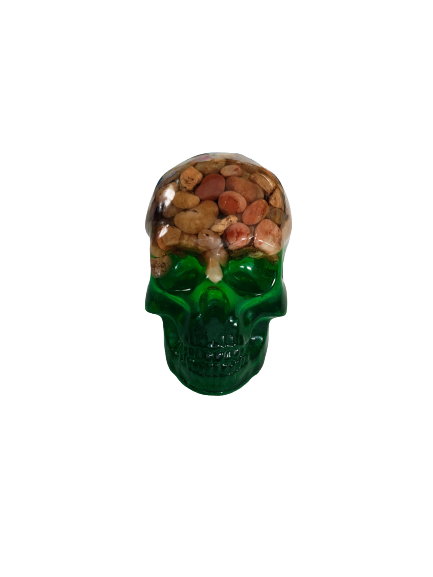 Resin medium skull