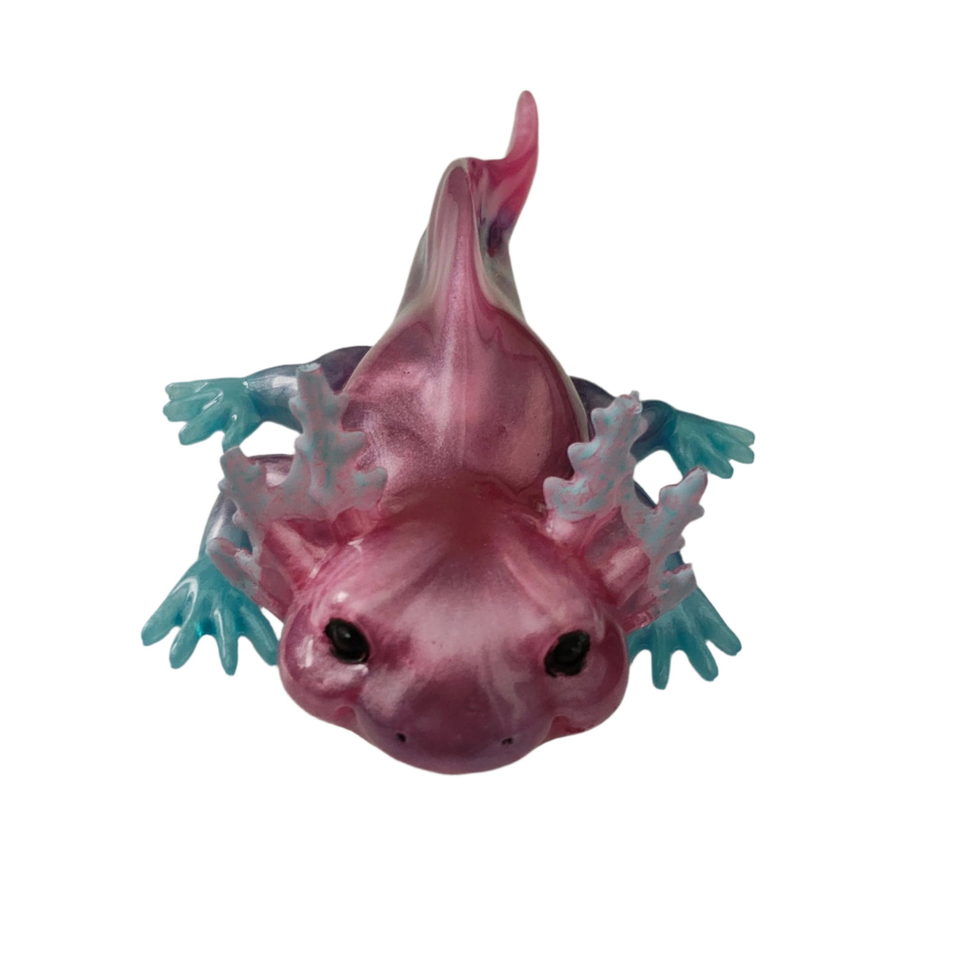 Add a touch of whimsy to your home with our Knickknack - Resin Axolotl! This charming trinket is hand-crafted from resin and features a playful axolotl design. Perfect for adding a pop of personality to any space, it's a must-have for any animal lover.

Knickknack - Resin Axolotl