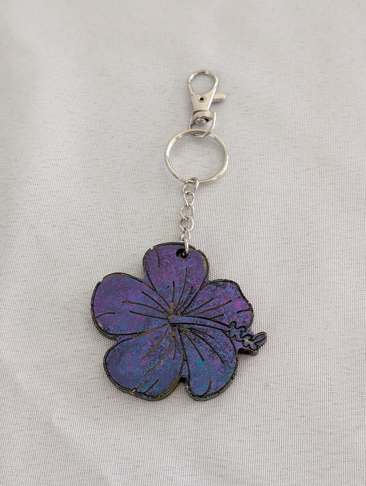 Keychain - Resin flower