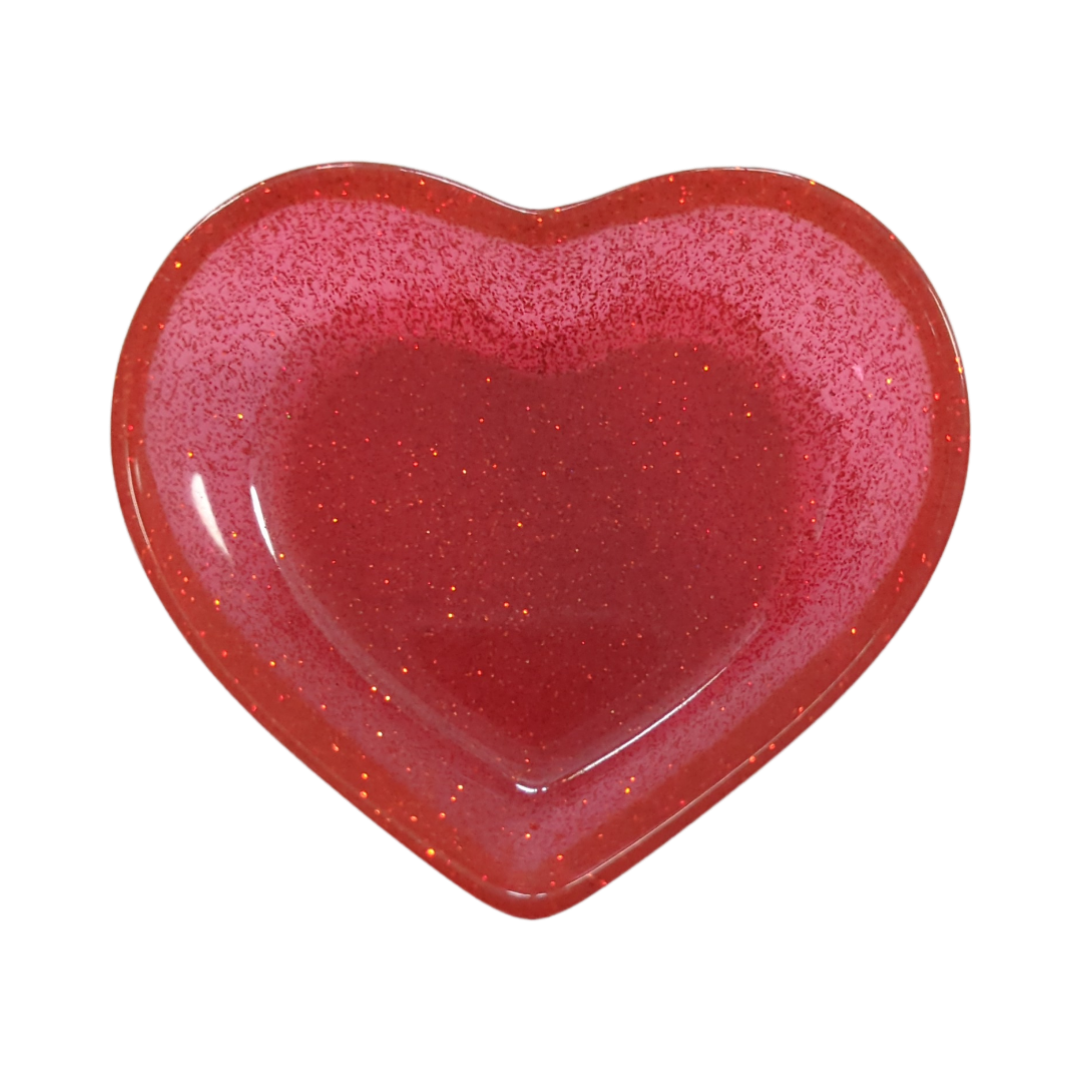 Knickknack - Resin heart trinket dish