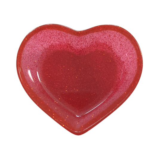 Knickknack - Resin heart trinket dish