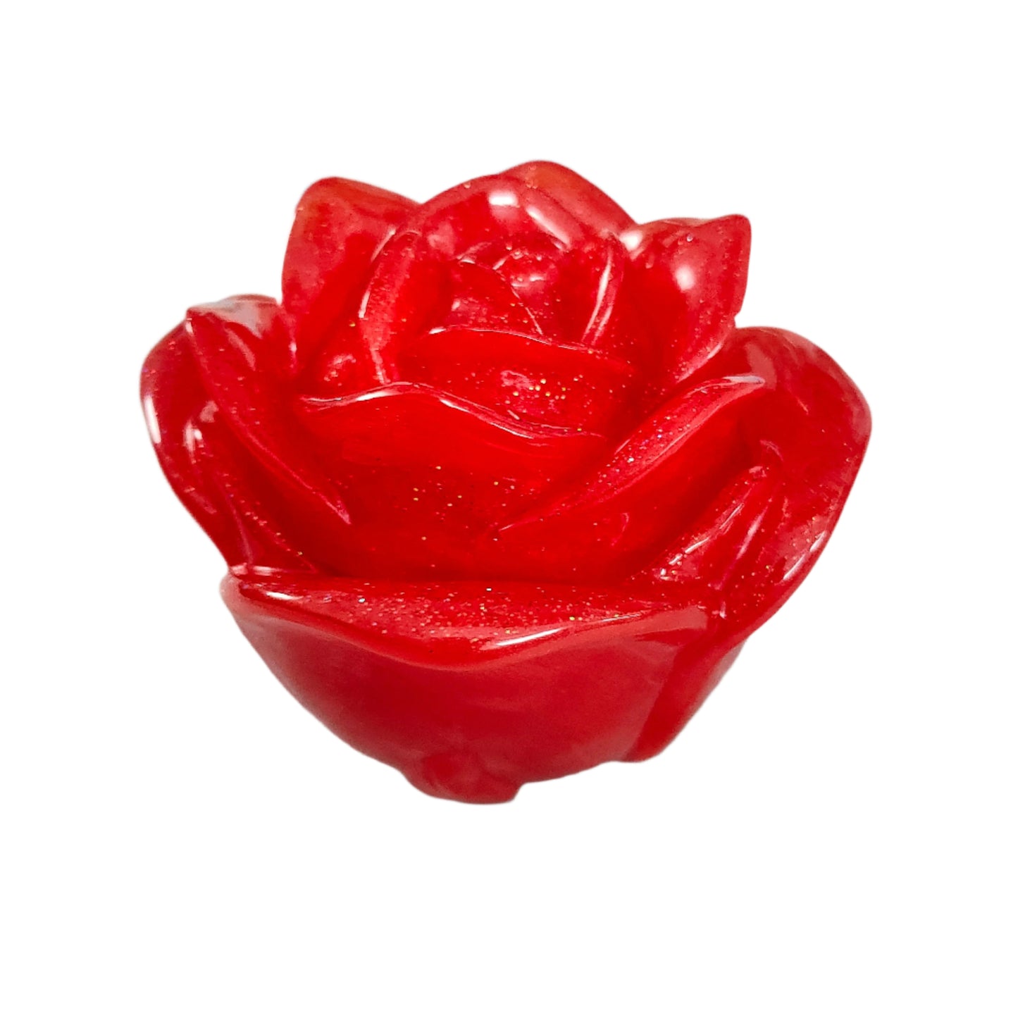 Elevate your space with this charming Knickknack - Resin rose trinket. Its intricate design and delicate details make it the perfect addition to your home decor. Keep your small treasures safe in its lidded compartment. A beautiful and functional piece that adds a touch of elegance to any room.