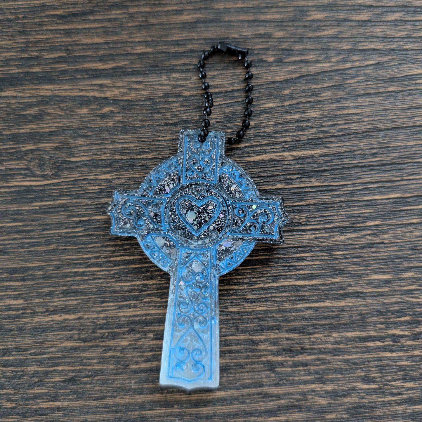 Keychain - Resin Cross
