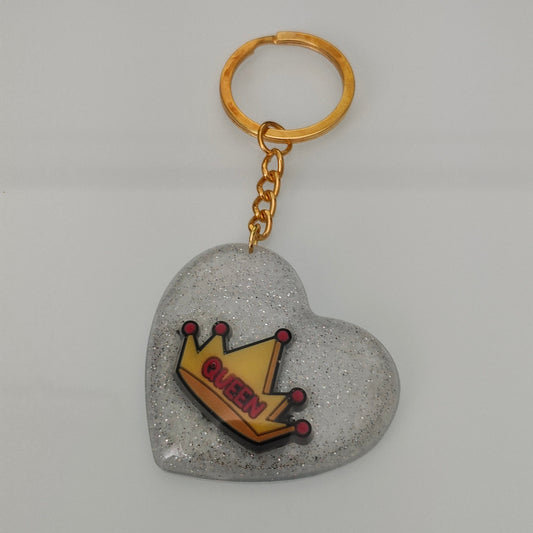 This heart-shaped keychain is the perfect accessory for anyone who loves to add a personal touch to their keys. Made with high-quality 3D resin, this keychain is both durable and eye-catching. Its unique design will make a statement and show off your love for all things cute and stylish!