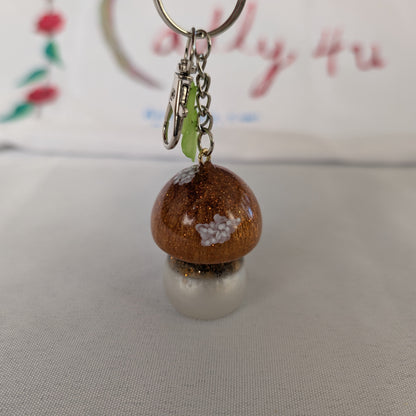 Keychain - Resin mushroom B