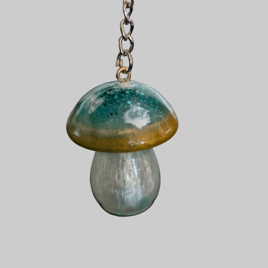 Keychain - Resin mushroom A