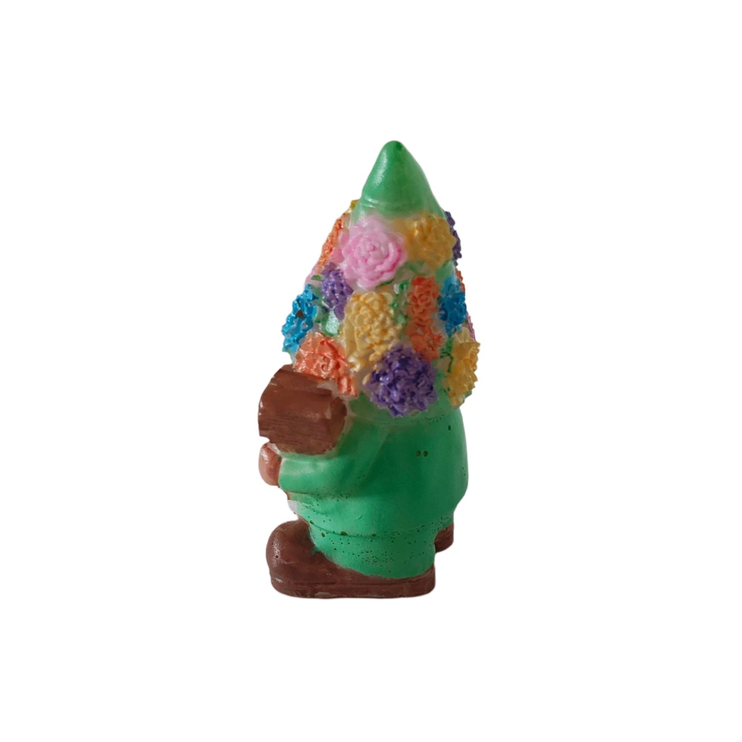 Knickknack - Resin Gnome with flower hat