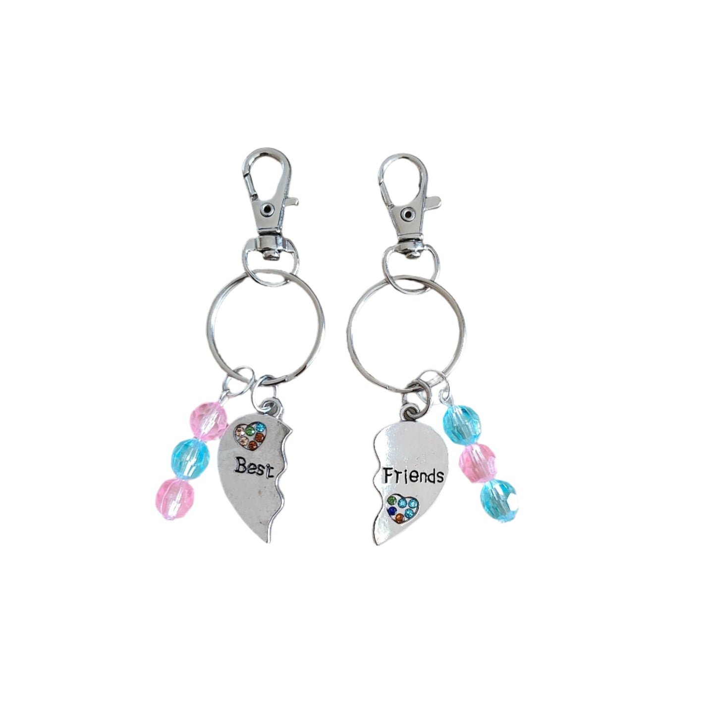 Keychain - Split heart friendship keychains