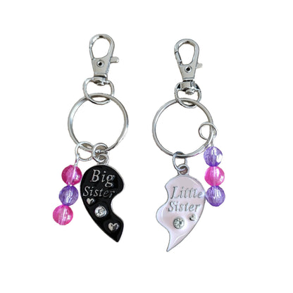 Keychain - Split heart friendship keychains