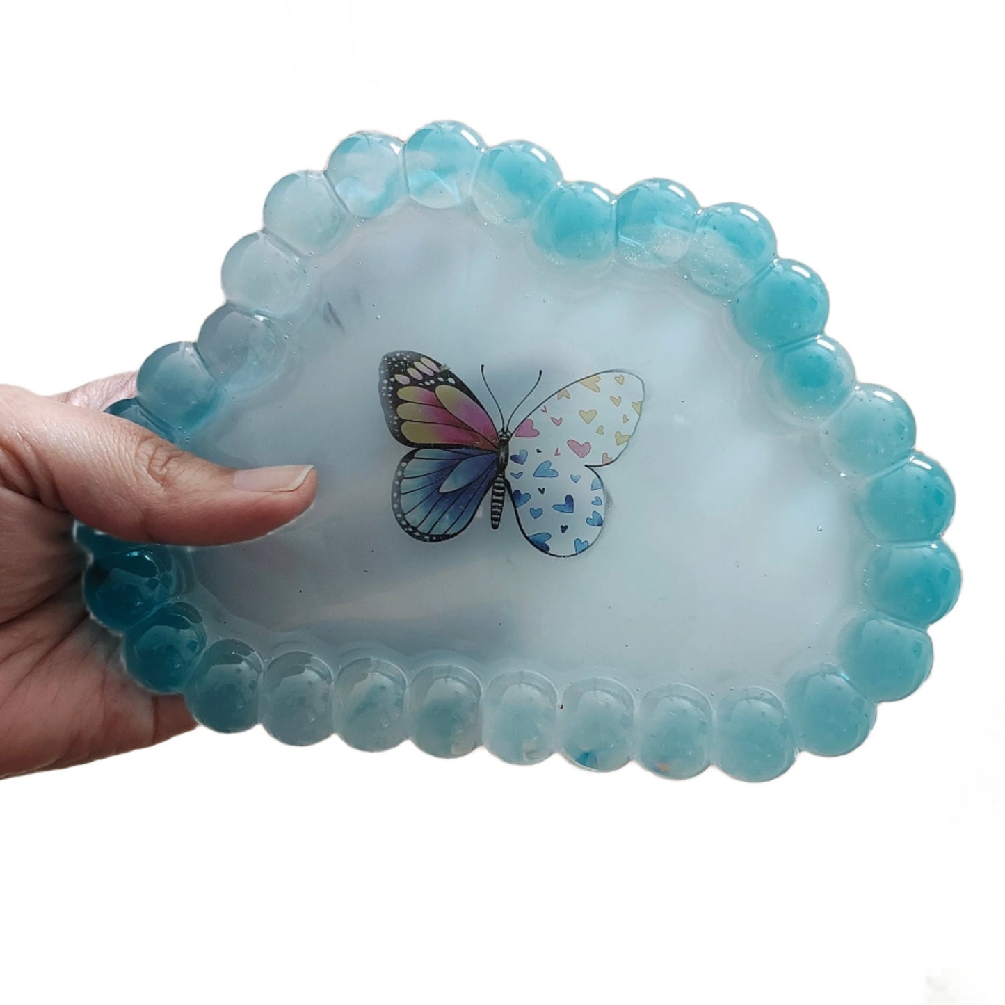 Knickknack - Resin cloud trinket tray