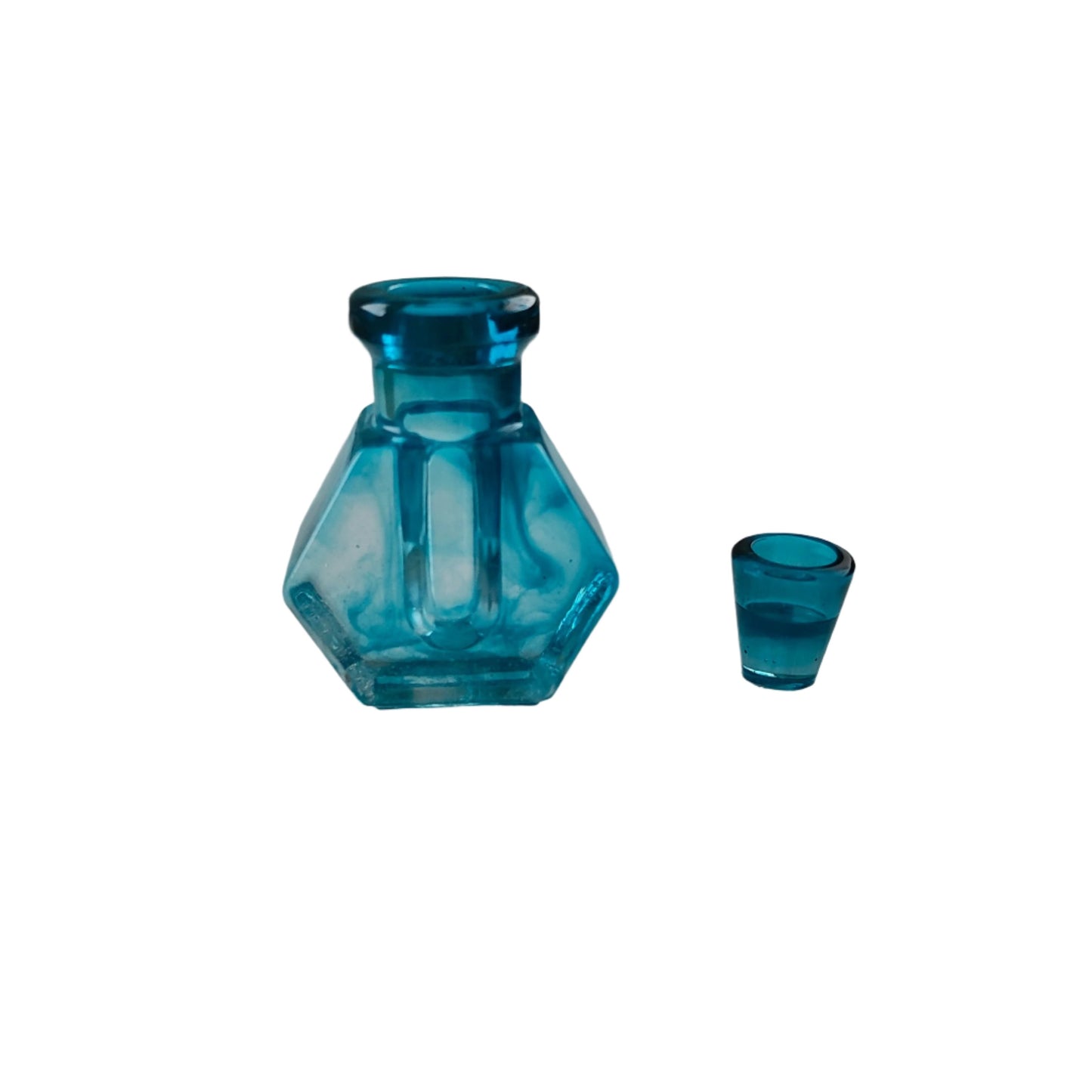 Knickknack - Resin small hexagon potion bottle trinket