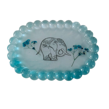 Knickknack - Resin oval trinket tray