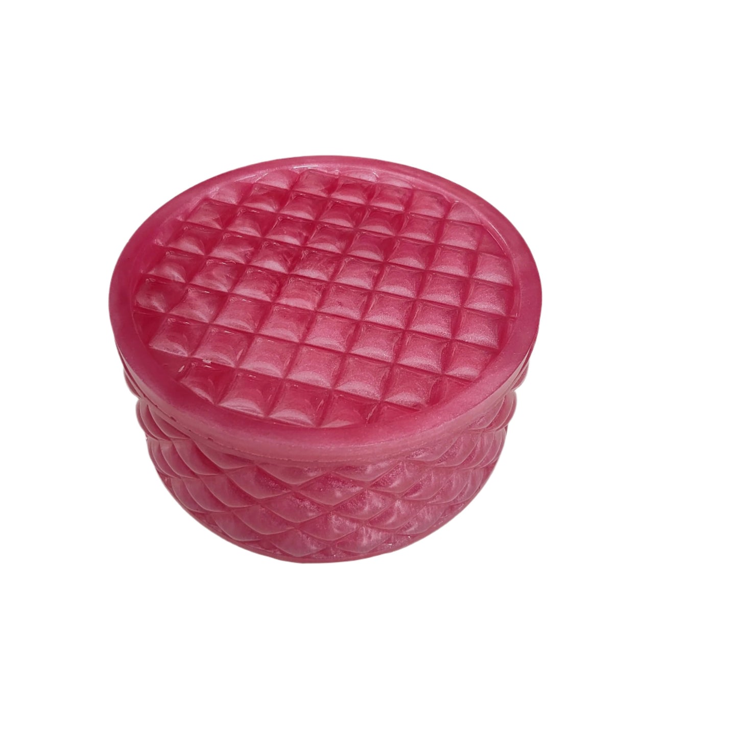 Knickknack - Resin round trinket box with lid