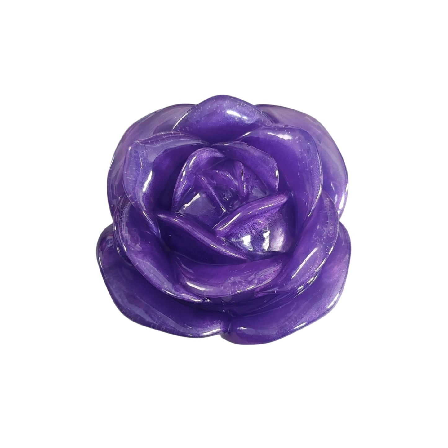 Knickknack - Resin rose trinket with lid