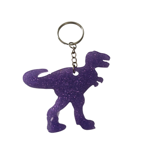 Keychain - T-Rex-resin dinosaur