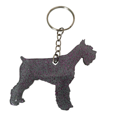 Keychain - Resin Scottish dog