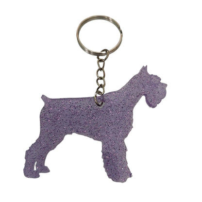 Keychain - Resin Scottish dog