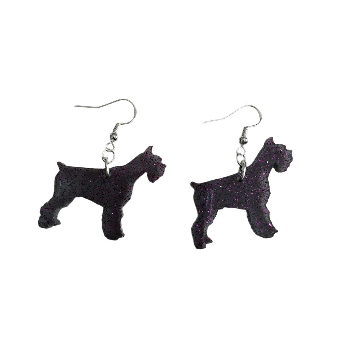 Earrings - Resin Scottish dog on hook