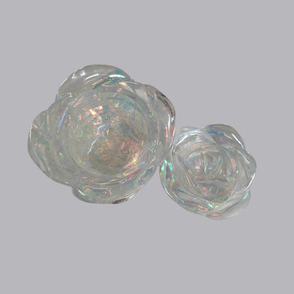 Knickknack - Resin rose trinket with lid