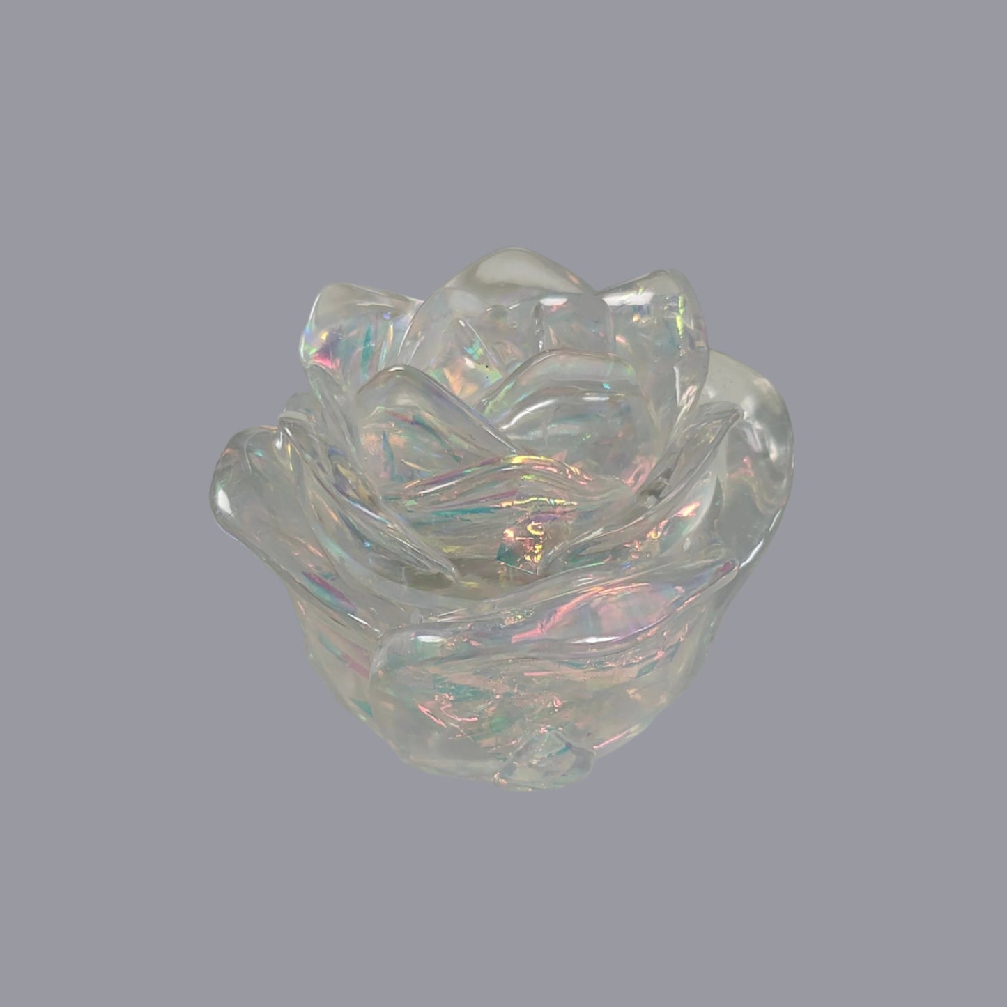 Knickknack - Resin rose trinket with lid