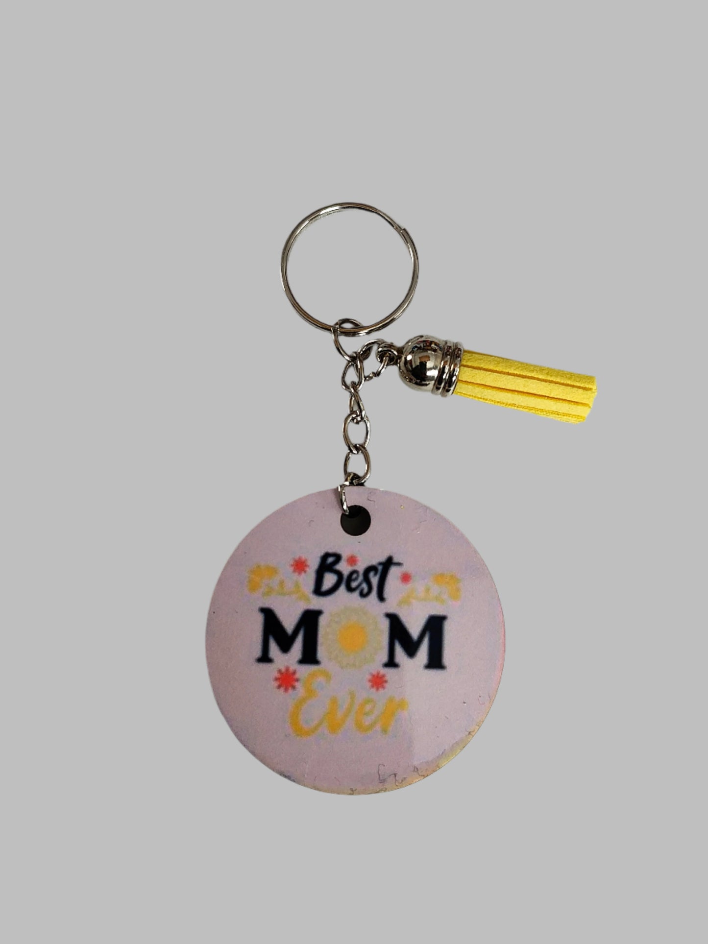 Keychain - Double sided sublimated "Mom"