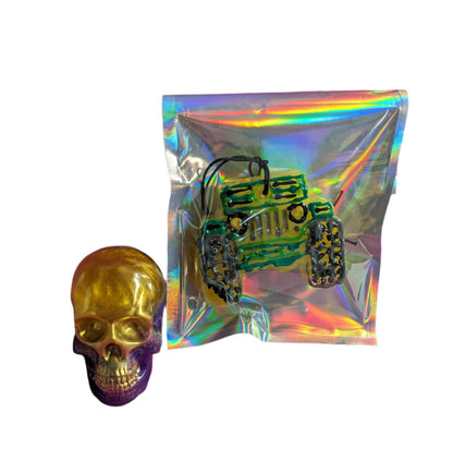 Gift Bundle - Jeep freshie with skull trinket