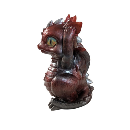 Knickknack - Resin hear no evil dragon trinket