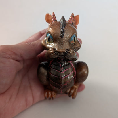 Knickknack - Resin say no evil dragon trinket