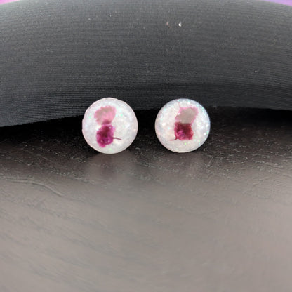 Earrings - Dried flowers Resin studs