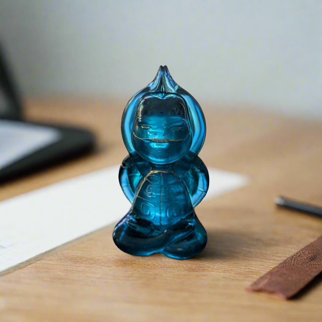 Knickknack - Resin Yoga/Meditation turtle trinket