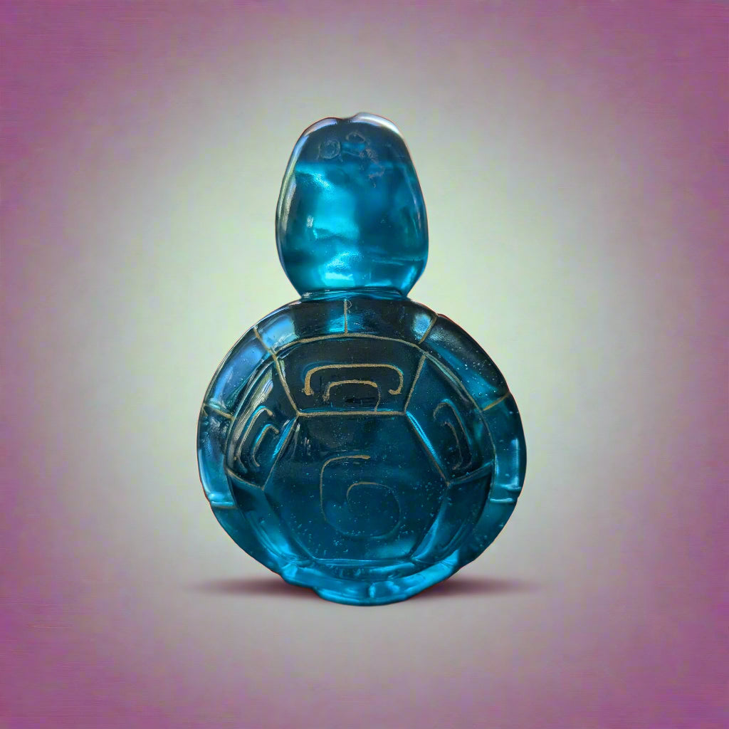 Tranquil Trio: Handmade Resin Meditation Turtles
