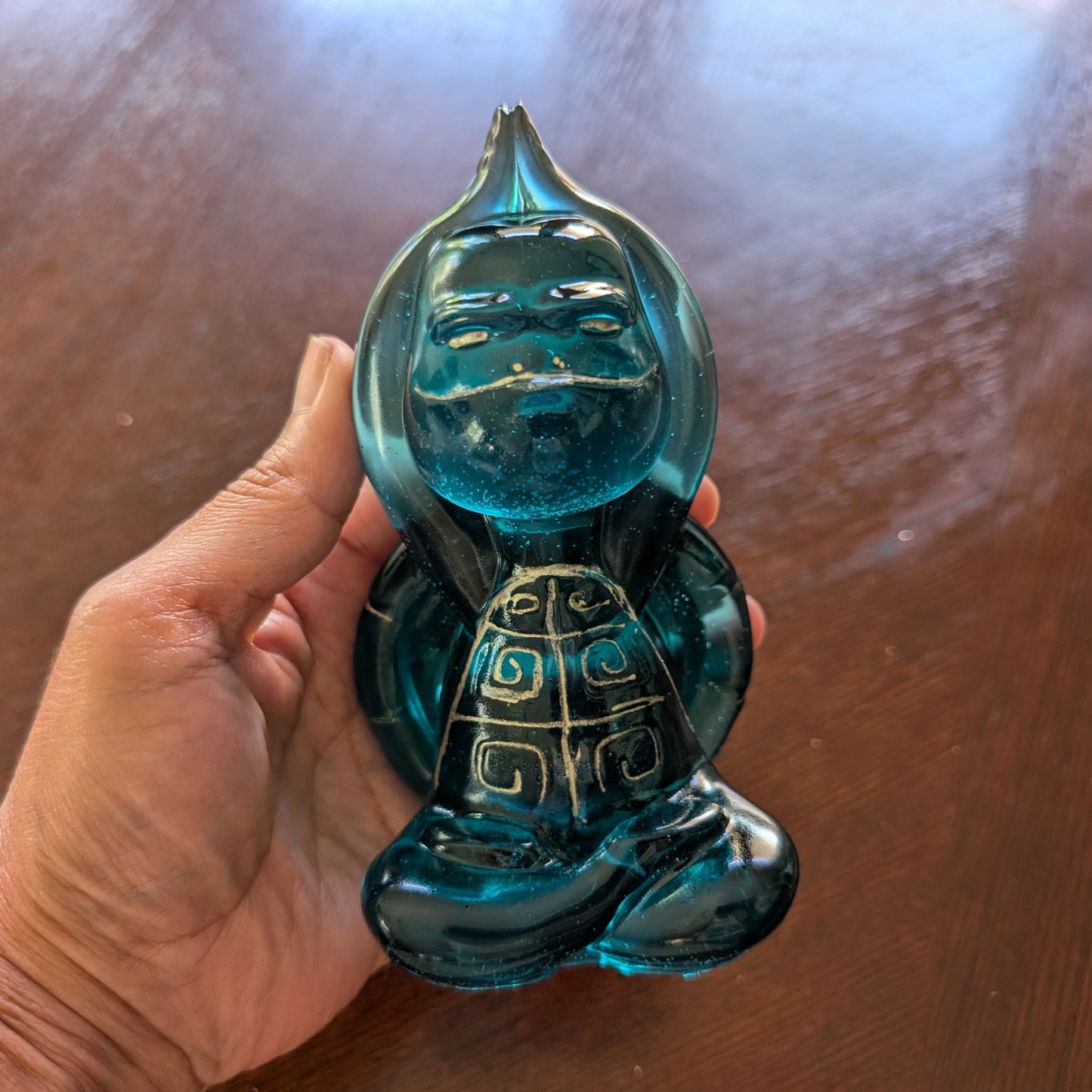 Knickknack - Resin Yoga/Meditation turtle trinket