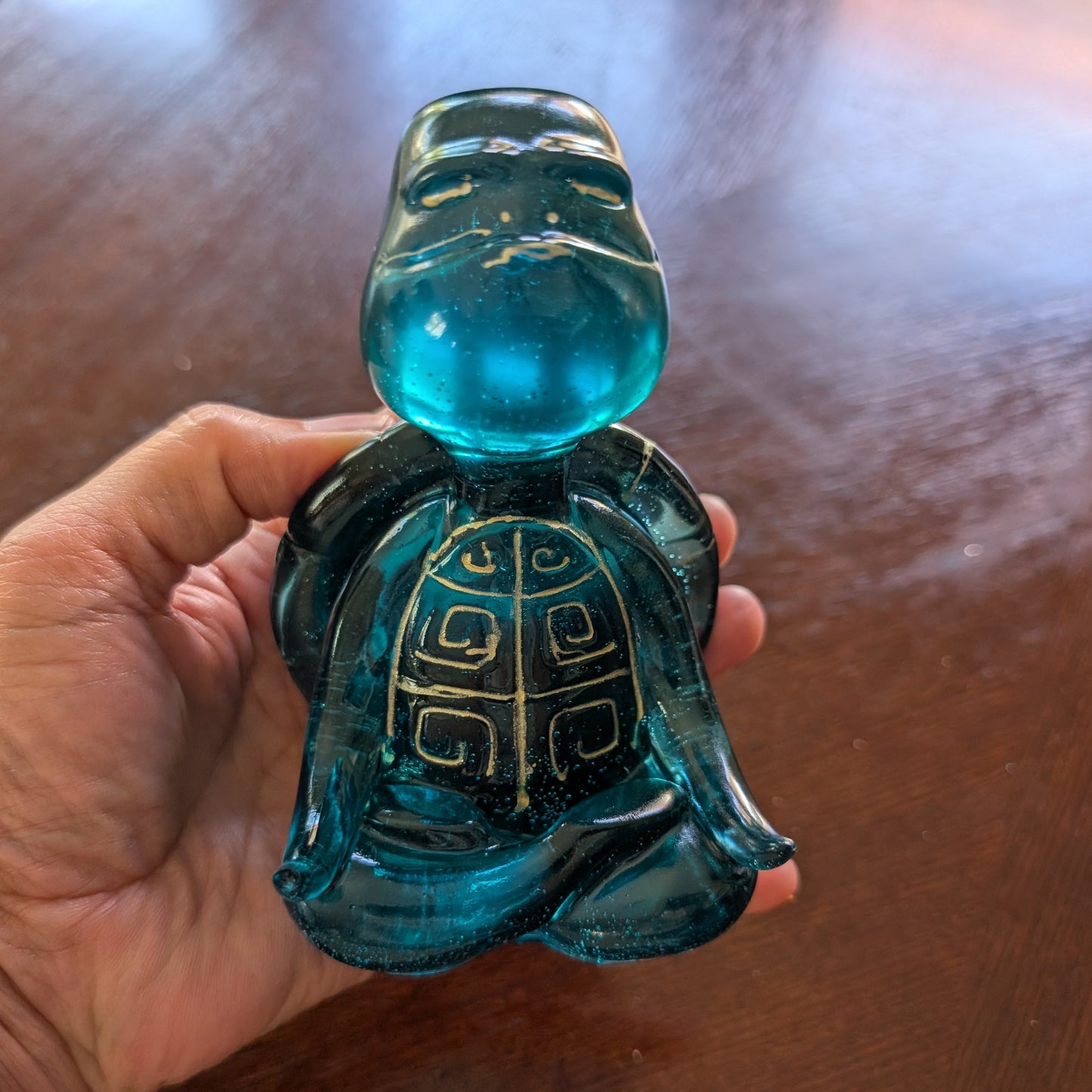 Knickknack - Resin Yoga/Meditation turtle trinket