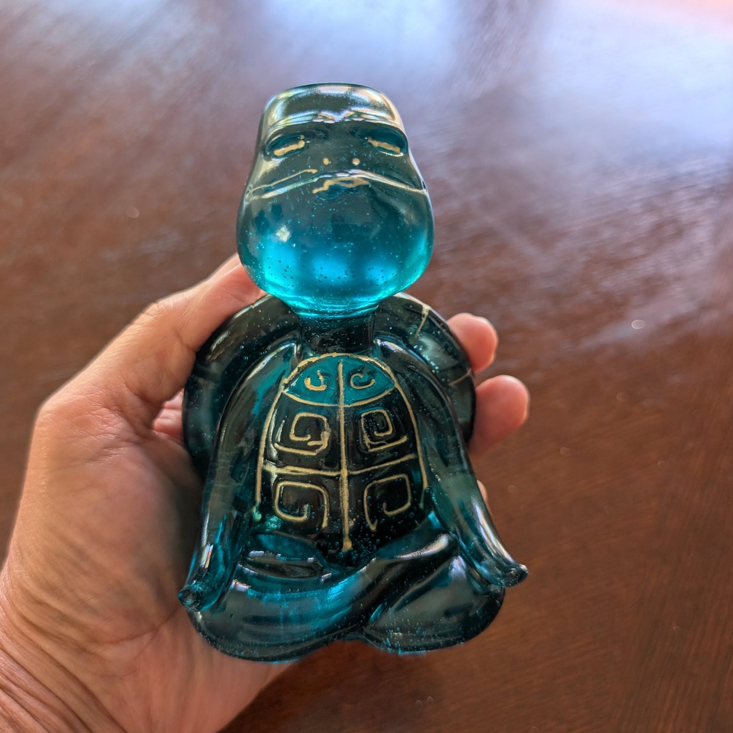 Knickknack - Resin Yoga/Meditation turtle trinket