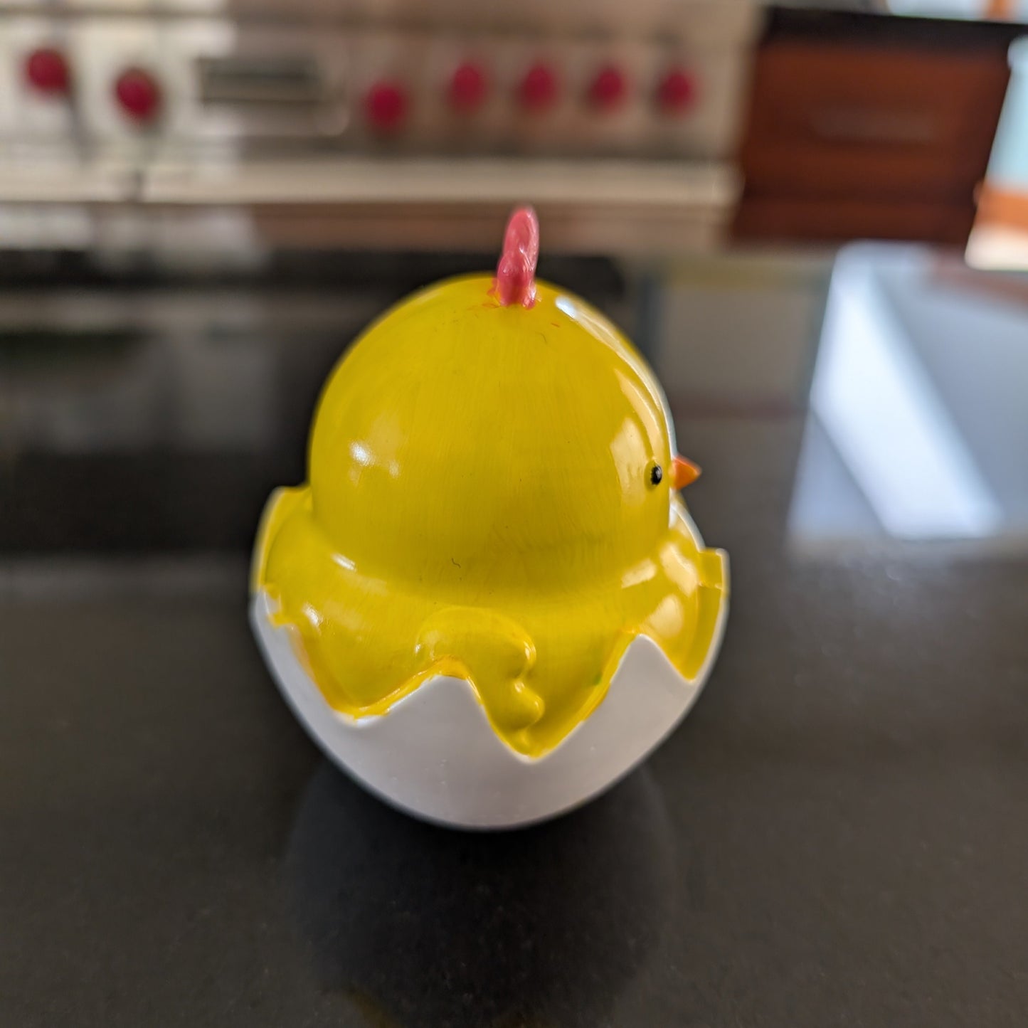 Knickknack - Resin Chick in egg trinket