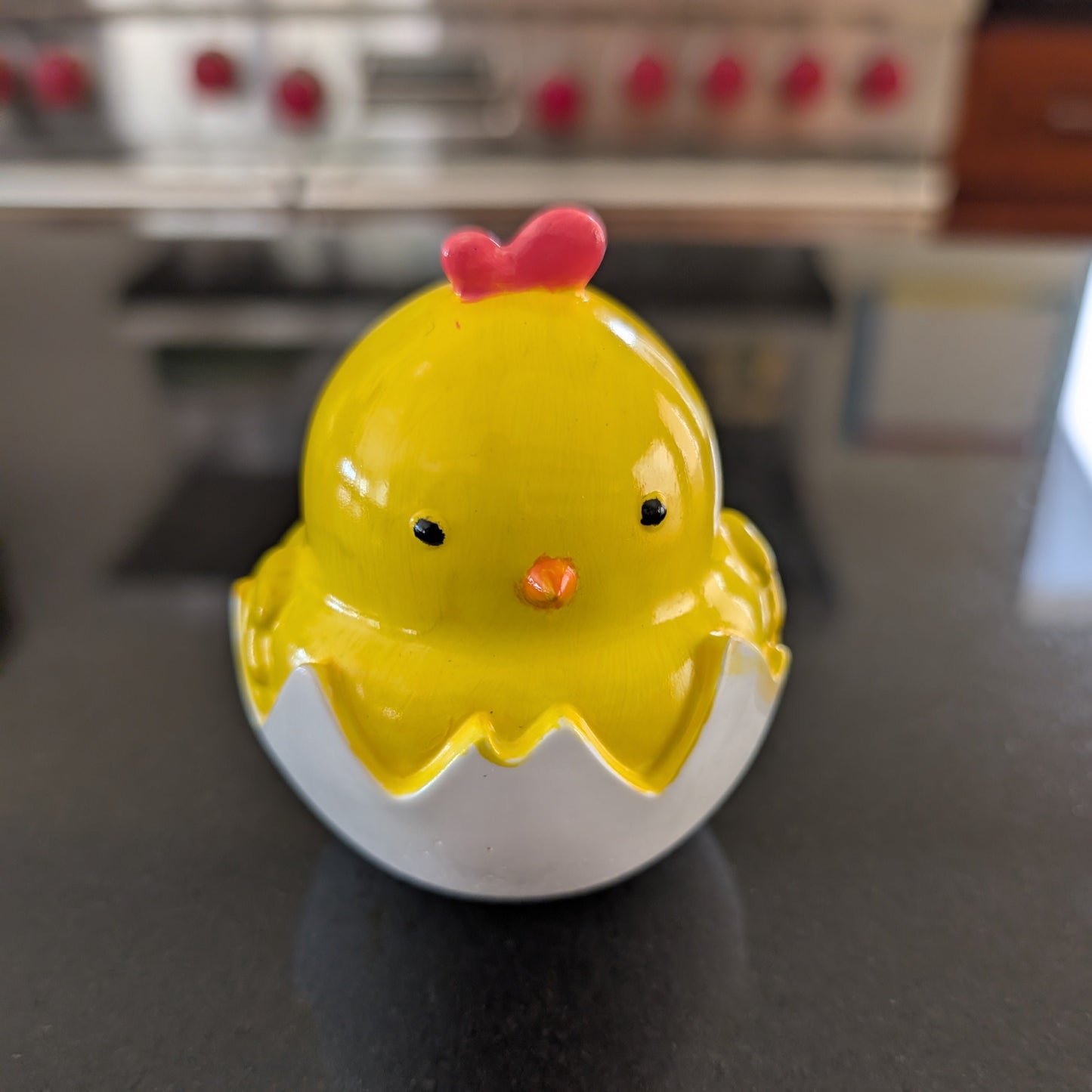 Knickknack - Resin Chick in egg trinket